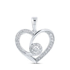 Eternal Love Diamond Heart Pendant - Splendid Jewellery