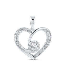 Eternal Love Diamond Heart Pendant - Splendid Jewellery