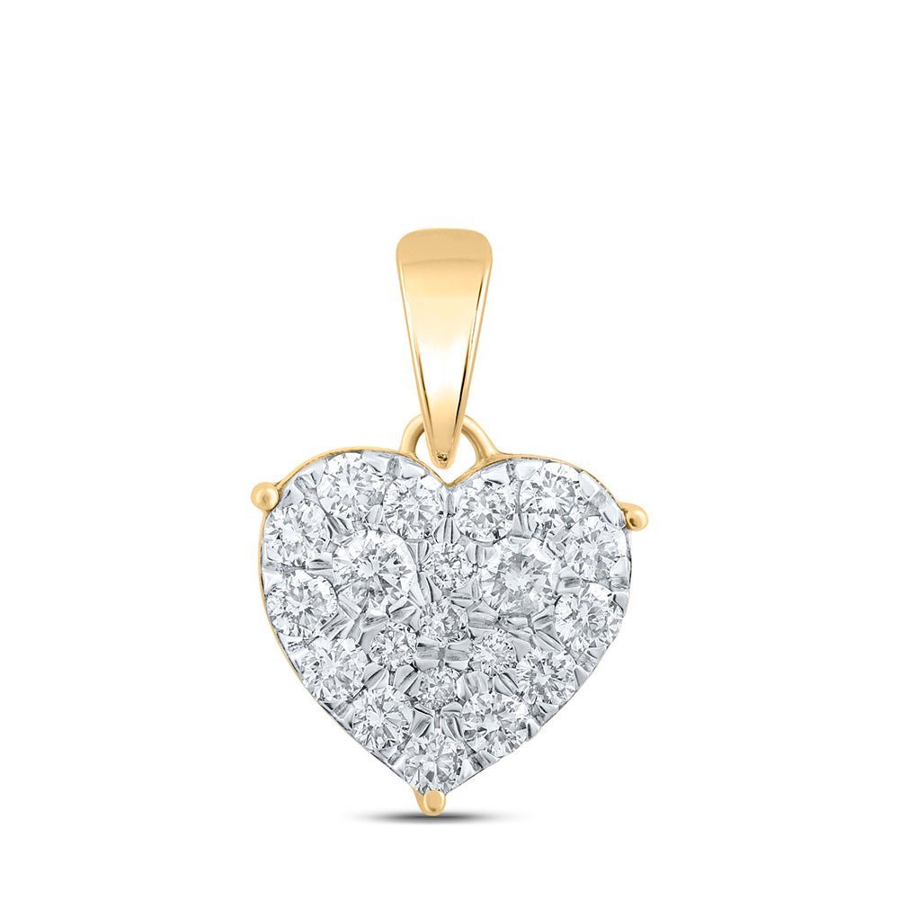 Eternal Love Diamond Heart Pendant - Splendid Jewellery