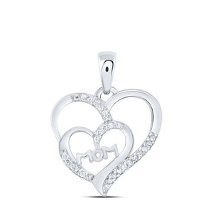 Eternal Love Diamond Heart Pendant for Mom - Splendid Jewellery