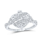 Eternal Love Diamond Heart Ring - Splendid Jewellery