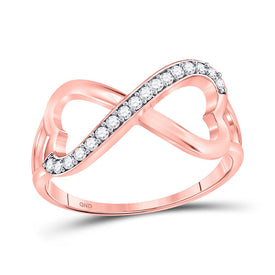 Eternal Love Diamond Heart Ring - Splendid Jewellery