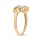 Eternal Love Diamond Heart Ring product  Top View from Splendid Jewellery