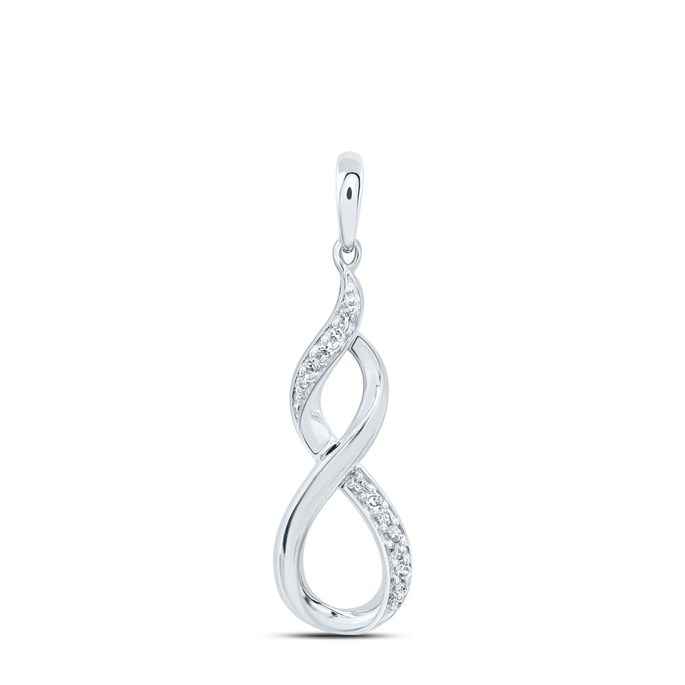 Eternal Love Diamond Infinity Pendant - Splendid Jewellery