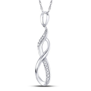 Eternal Love Diamond Infinity Pendant - Splendid Jewellery