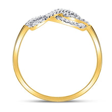 Load image into Gallery viewer, Eternal Love Diamond Infinity Ring Side View 2 from Splendid Jewellery