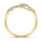 Eternal Love Diamond Infinity Ring Side View 2 from Splendid Jewellery