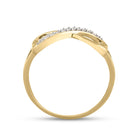 Eternal Love Diamond Infinity Ring Side View 2 from Splendid Jewellery