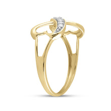 Load image into Gallery viewer, Eternal Love Diamond Infinity Ring Side View from Splendid Jewellery