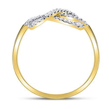 Load image into Gallery viewer, Eternal Love Diamond Infinity Ring Side View from Splendid Jewellery