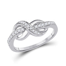 Load image into Gallery viewer, Eternal Love Diamond Knot Ring - Splendid Jewellery