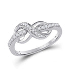 Eternal Love Diamond Knot Ring - Splendid Jewellery