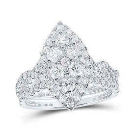 Eternal Love Diamond Marquise Bridal Wedding Ring Set - Splendid Jewellery