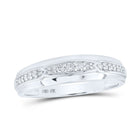 Eternal Love Diamond Square Matching Wedding Set - Alternate view 2 from Splendid Jewellery