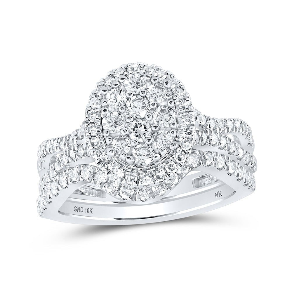 Eternal Love Diamond Wedding Ring Band Set - Splendid Jewellery