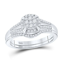 Load image into Gallery viewer, Eternal Love Diamond Wedding Ring Band Set - Splendid Jewellery