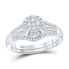 Eternal Love Diamond Wedding Ring Band Set - Splendid Jewellery