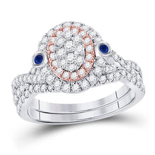 Load image into Gallery viewer, Eternal Love Diamond Wedding Ring Band Set - Splendid Jewellery