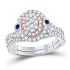Eternal Love Diamond Wedding Ring Band Set - Splendid Jewellery