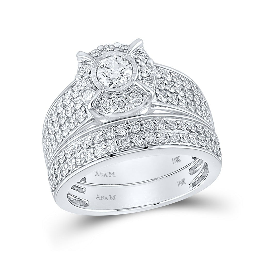Eternal Love Diamond Wedding Ring Band Set - Splendid Jewellery
