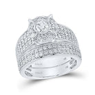 Eternal Love Diamond Wedding Ring Band Set - Splendid Jewellery
