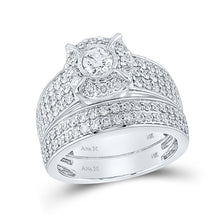Load image into Gallery viewer, Eternal Love Diamond Wedding Ring Band Set - Splendid Jewellery