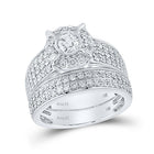 Eternal Love Diamond Wedding Ring Band Set - Splendid Jewellery