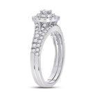 Eternal Love Diamond Wedding Ring Set - Second Side View