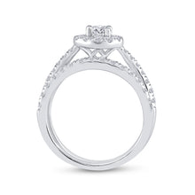 Load image into Gallery viewer, Eternal Love Diamond Wedding Ring Set - Second Side View
