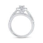 Eternal Love Diamond Wedding Ring Set - Second Side View