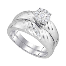 Load image into Gallery viewer, Eternal Love Diamond Wedding Set - Alternate view 3 from Splendid Jewellery