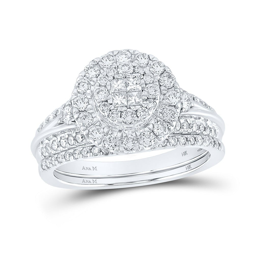 Eternal Love Princess Diamond Wedding Ring Set - Splendid Jewellery
