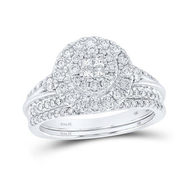 Eternal Love Princess Diamond Wedding Ring Set - Splendid Jewellery