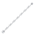 Eternal Love Sterling Silver Diamond Infinity Bracelet - Splendid Jewellery