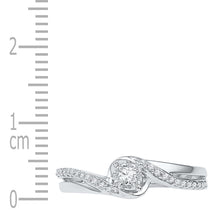 Load image into Gallery viewer, Eternal Radiance 10kt White Gold Round Diamond Solitaire Bridal Wedding Engagement Ring Side View from Splendid Jewellery