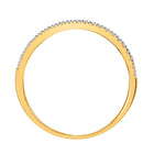 Eternal Radiance 10kt Yellow Gold Diamond Wedding Ring Band Set product  Top View from Splendid Jewellery