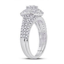 Load image into Gallery viewer, Eternal Radiance 14kt White Gold Diamond Bridal Wedding Ring Band Set - Splendid Jewellery