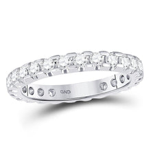 Load image into Gallery viewer, Eternal Radiance 14kt White Gold Diamond Eternity Wedding Band - Splendid Jewellery
