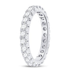 Eternal Radiance 14kt White Gold Diamond Eternity Wedding Band - Second Side View