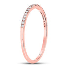 Eternal Rose Gold Diamond Stackable Band - Alternate view 4 from Splendid Jewellery