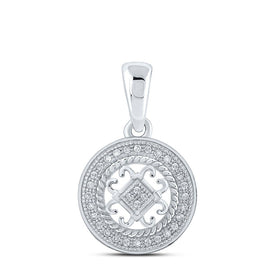 Eternal Sparkle Diamond Circle Pendant - Splendid Jewellery