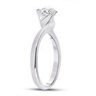 Eternity's Embrace | 14kt White Gold Womens Round Diamond Solitaire Bridal Wedding Engagement Ring 3/4 Cttw - Splendid Jewellery