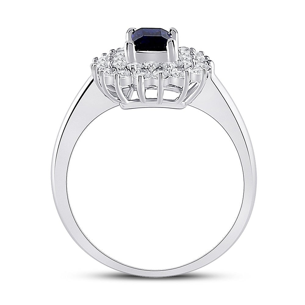 Ethereal Blue Sapphire Solitaire Ring - Splendid Jewellery