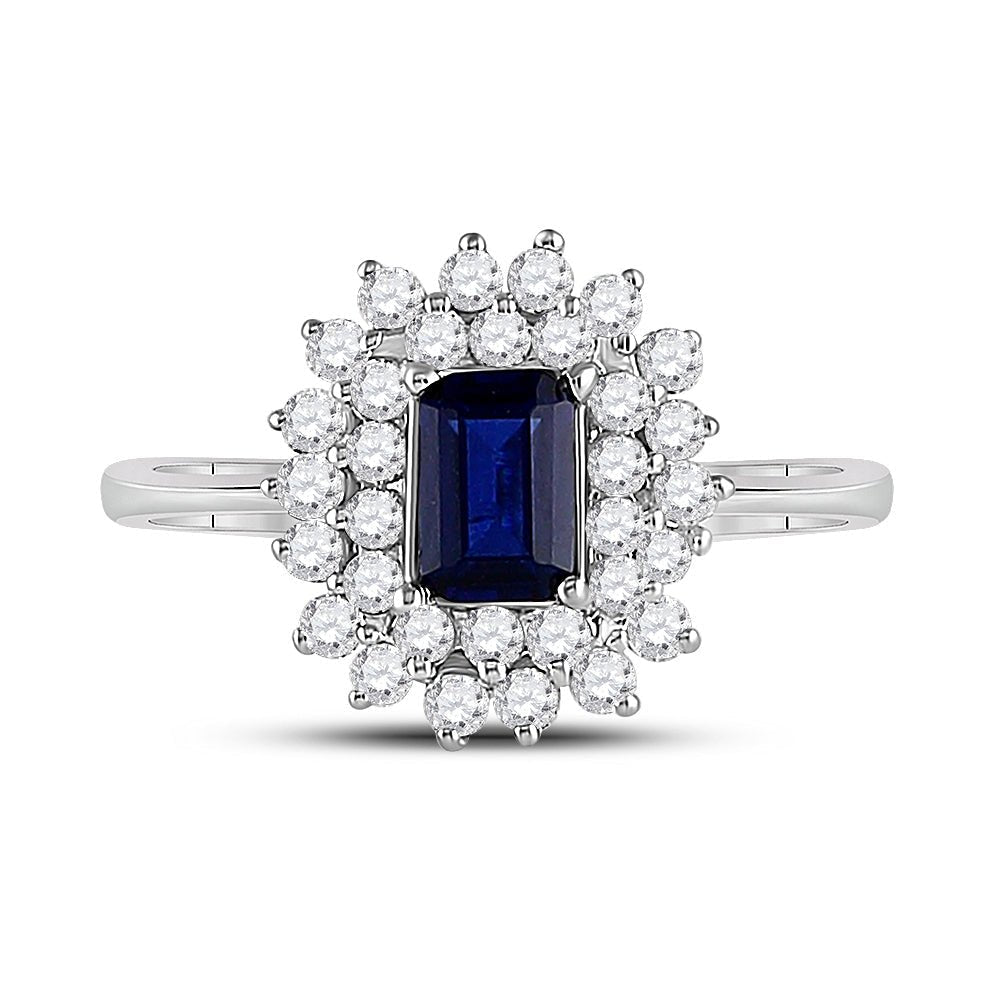 Ethereal Blue Sapphire Solitaire Ring - Splendid Jewellery