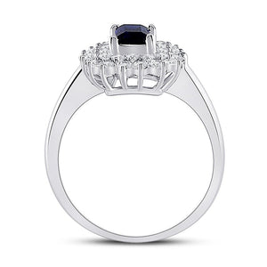 Ethereal Blue Sapphire Solitaire Ring - Splendid Jewellery