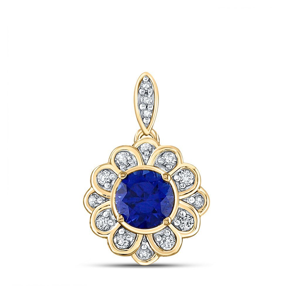 Ethereal Blue Serenity Pendant - Splendid Jewellery