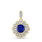 Ethereal Blue Serenity Pendant - Splendid Jewellery