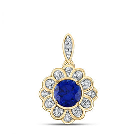 Ethereal Blue Serenity Pendant - Splendid Jewellery