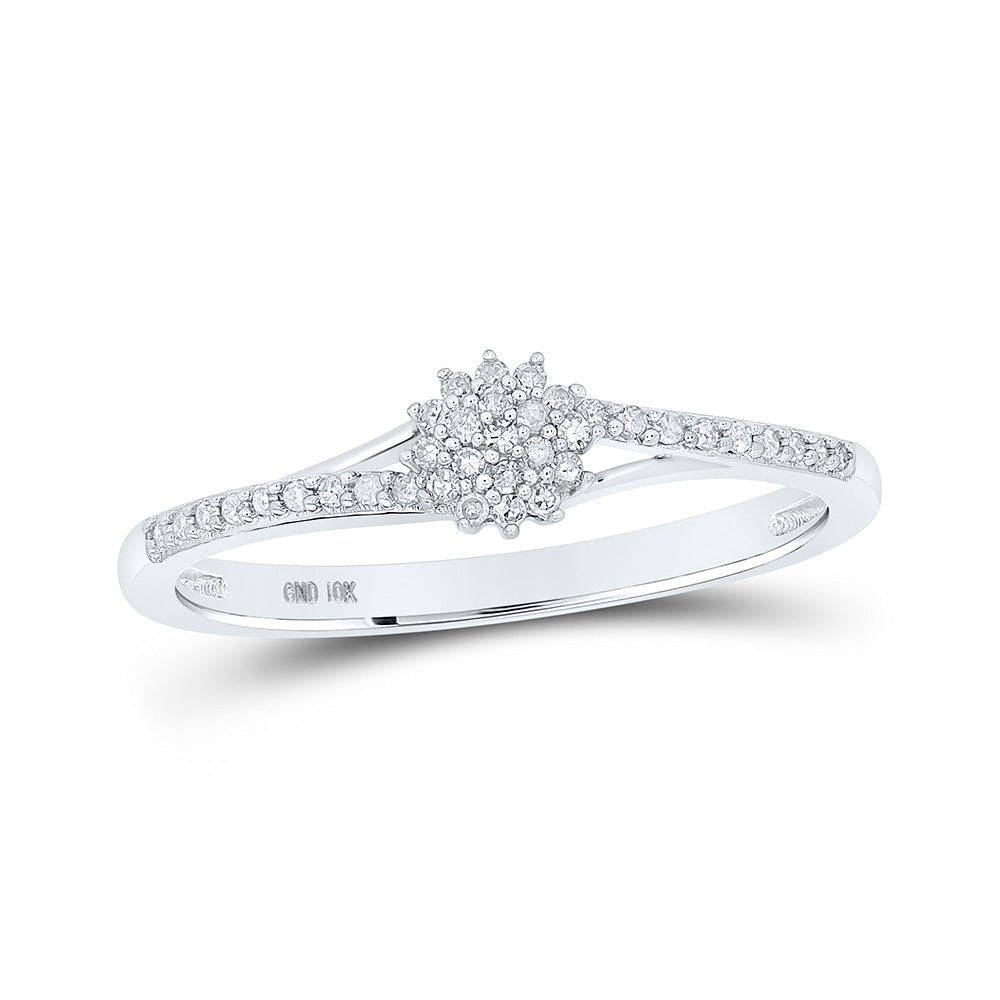 Ethereal Brilliance Diamond Cluster Ring - Splendid Jewellery