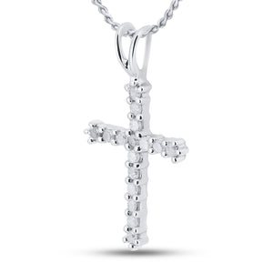 Ethereal Brilliance Diamond Cross Pendant - Splendid Jewellery